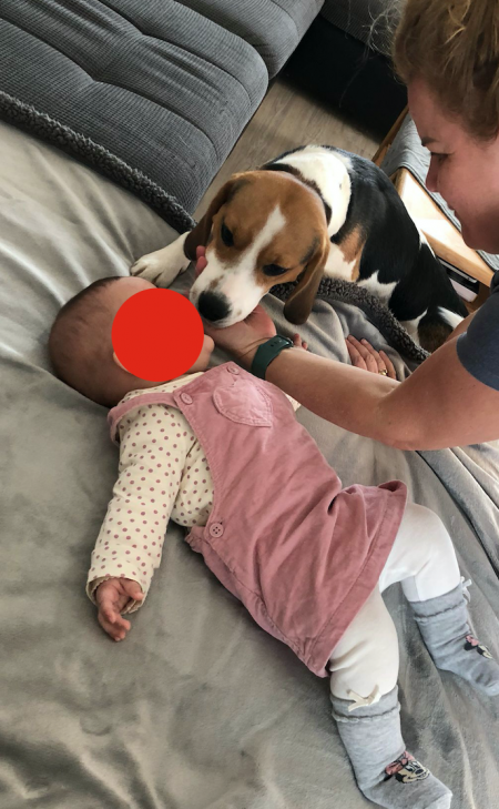 Mein Babymädchen und ich